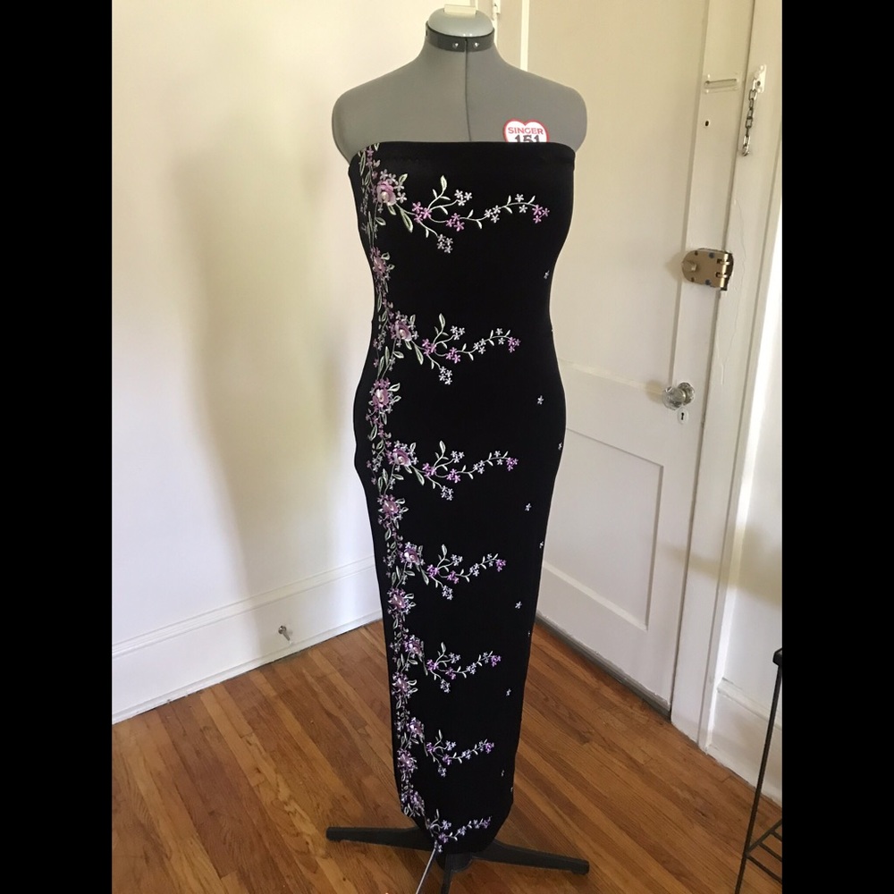 Gorgeous 90s velvet dress